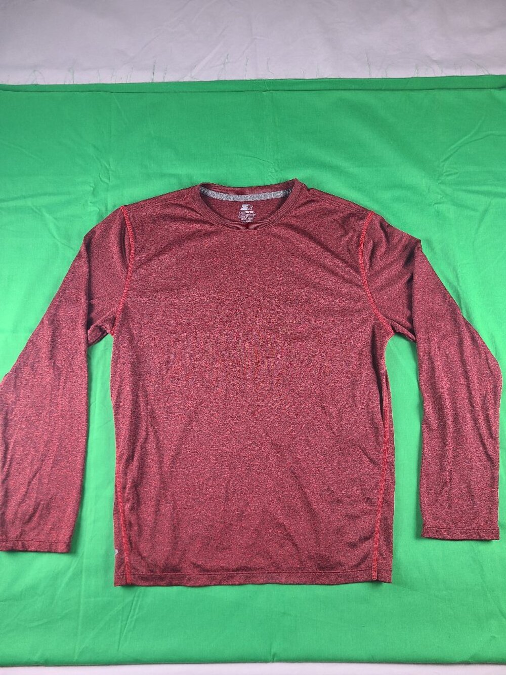 Starter DRI-STAR Long Sleeve Shirt Boys XXL/2XG Red